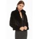 Black Teddy Fur Wide Pelt Jacket