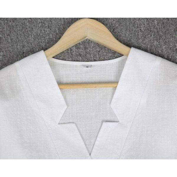 Star Collar Fresh White Top