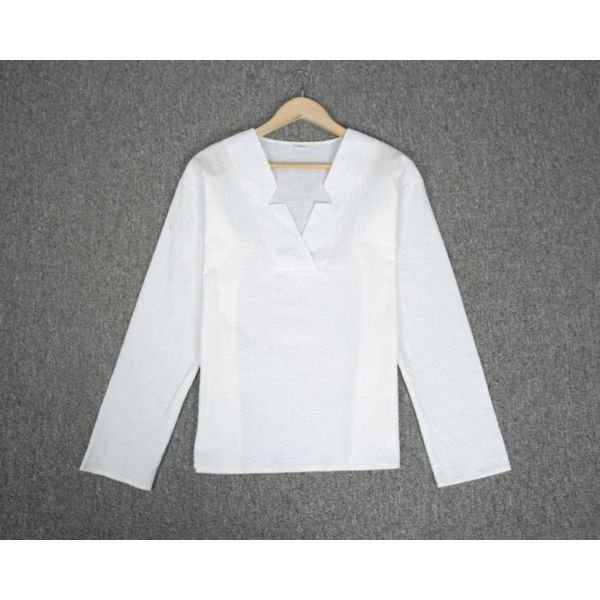 Star Collar Fresh White Top