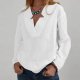 Star Collar Fresh White Top