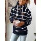 Chic Long Sleeve Print Sweatshirt