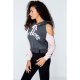 Charcoal Awesome Cold Shoulder Hoodie